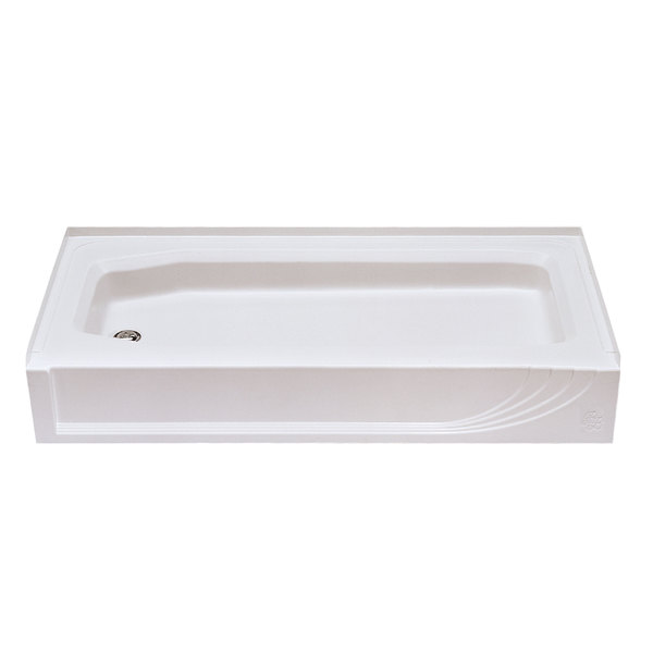 Kinro Composites Kinro WBC-5428 L-SPK ABS Shower Pan - Left Hand, White 209982